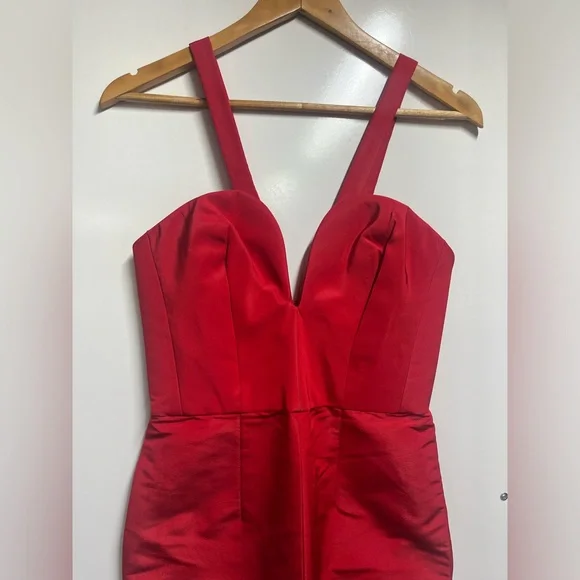 Carolina Herrera silk-faille column maxi gown size 4 women’s designer